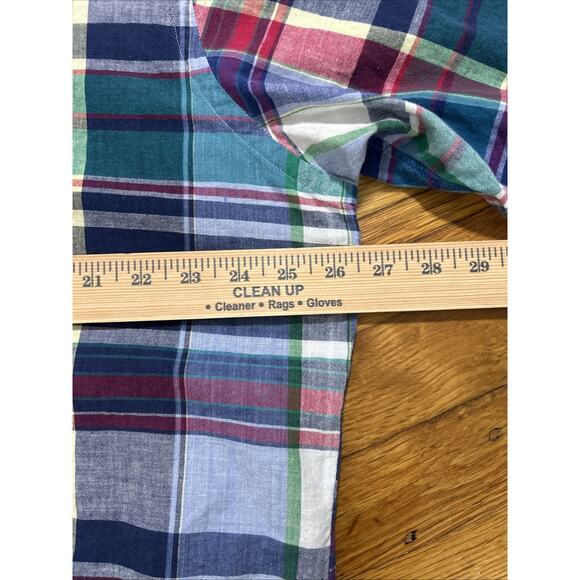 Ralph Lauren Men's sz XL Blaire 100% Cotton Plaid Short Sleeve Button Down Shirt - Picture 4 of 7